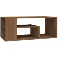 Syfax Table basse Chêne marron 100x50x40 cm Bois d'ingénierie