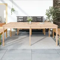 Prolenta Maison Exclusive - Table de jardin 203,5x100x76 cm en pin massif