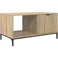 Syfax Table basse Chêne Sonoma 90 x 49 x 46 cm Bois d'ingénierie