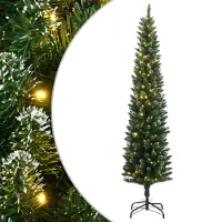 vidaXL 2025 cloris Arbre de Noël artificiel Svelte 300 LED 210 cm - Arbres de Noël artificiels Sale5074161 2parcel