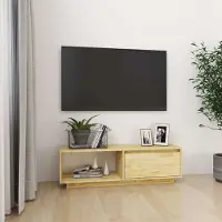 Prolenta Maison Exclusive - Meuble TV 110x30x33,5 cm en pin massif