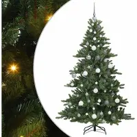 Syfax Sapin de Noël Artificiel à Branches Articulées Vert 180 cm