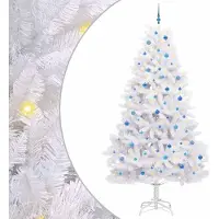 Syfax Sapin de Noël Artificiel à Branches Articulées Blanc 270 cm