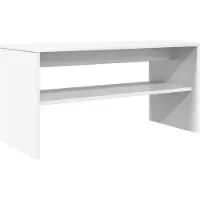Syfax Meuble TV 80 x 35 x 40 cm Blanc Bois d'ingénierie