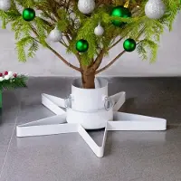 Prolenta Maison Exclusive - Support de sapin de Noël Blanc 47x47x13,5 cm