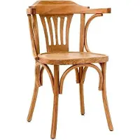 AEA Küchenstuhl Holzstuhl Stuhl Tresenstuhl Esszimmerstuhl Braun Holz
