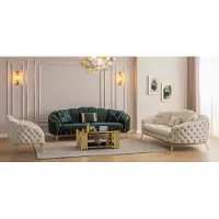 AEA Salon complet 4 pièces, design élégant, comprenant : * 2 canapés 3 places modernes * 2 fauteuils