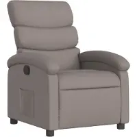 Syfax Fauteuil inclinable Taupe Tissu