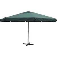Syfax Parasol vert aluminium 500 cm