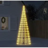 Prolenta Maison Exclusive - Sapin de Noël LED, 550 LED, lumière blanche chaude, 300 cm
