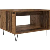 Syfax Table basse Bois ancien 60 x 50 x 40 cm Bois d'ingénierie