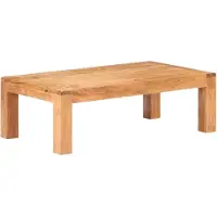 Prolenta Maison Exclusive - Table basse 110 x 60 x 35 cm en bois massif avec finition couleur miel