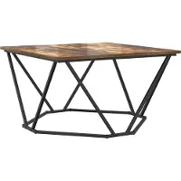 Syfax Table basse Chêne fumé 80 x 80 x 45 cm