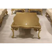 AEA Table basse de salon Or Tables basses de luxe Table d'appoint Table de salon Nouveau