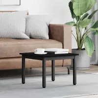 Prolenta Maison Exclusive - Table basse aspect chêne noir 50 x 50 x 36 cm Matériau dérivé du bois