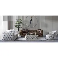 AEA Luxus Sofagarnitur 3+3+1 Sitzer Set Design Sofa Polster Modern Garnitur