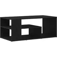 Syfax Table basse Chêne noir 100 x 50 x 40 cm Bois d'ingénierie