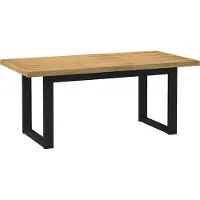 Prolenta Maison Exclusive - Table à manger NOAIN pieds en forme de U 180x90x75cm massif pin