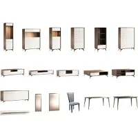 Xl Moebel Gmbh Table basse table d'appoint salon design table basse cuir canapé tables nouveau bois