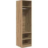 Syfax Armoire Chêne artisanal 50 x 50 x 200 cm Bois d'ingénierie