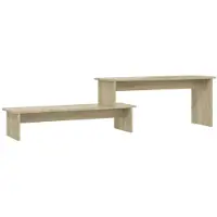 Syfax Meuble TV Chêne sonoma 180x30x43 cm Aggloméré