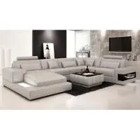 AEA Ecksofa Couch Polster Wohnlandschaft Sofa 2tlg. Set Couchtisch Eck Garnitur