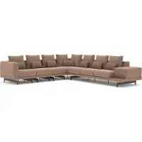 AEA Polstersofa L-Form Wohnzimmer Luxus Eck Garnitur Textil Einrichtung