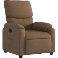 vidaXL Fauteuil relax brun Tissu