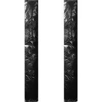 Prolenta Maison Exclusive - Housses de protection pour parasols, lot de 2 avec fermeture éclair, PE, 175 cm