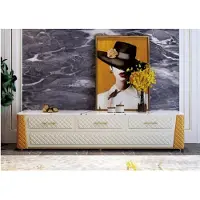 Xl Moebel Gmbh Sideboard TV Lowboard RTV XXL Armoire Table Salon Bois Imitation Marbre Nouveau