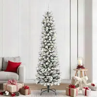 vidaXL Design Arbre de Noël artificiel avec 300 LED Vert et Blanc 240 cm - Arbres de Noël artificiels 2025 Nouveau4757331 2parcel