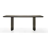 AEA Elégante table de salle à manger en bois dans un brun chaud pour une maison moderne