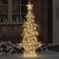 Prolenta Maison Exclusive - Sapin de Noël avec 160 LED blanc chaud, 151 cm, en PET