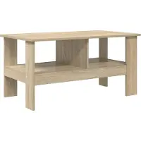 vidaXL Table basse en chêne Sonoma 90 x 50 x 45 cm Bois composite