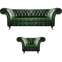 Xl Moebel Gmbh Luxe Design Aménagement Fauteuil Canapé Canapé trois places Chesterfield