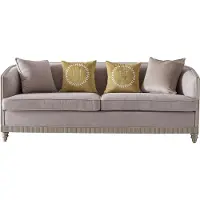 AEA Italienische Stil Möbel Dreisitzer Sofa Couch Polster Sofas Holz Textil Couchen