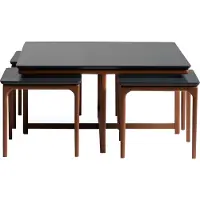 AEA Gruppe Couchtische Beistelltische Kaffeetische Sofatische Holz Schwarz