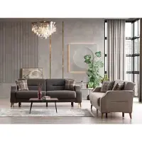 AEA Komfortable Sofagarnitur 3+3 Sitzer Stilvolles Design für entspanntes Wohnen