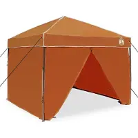 Syfax Tente à abri Orange 243 x 243 x 251 cm tissu
