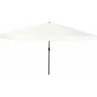 Syfax Parasol de jardin Sable 394 x 394 x 248 cm Polyester et Acier