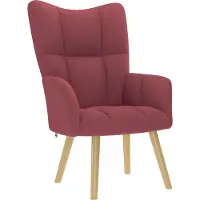 Syfax Fauteuil relax tissu bordeaux