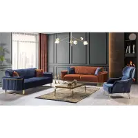 AEA Salon moderne Ensemble de sièges design 3 places Fauteuil Canapé