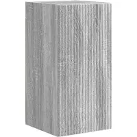 Syfax Meuble TV mural Gris Sonoma 30 x 31 x 60 cm Bois d'ingénierie