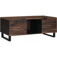 Syfax Table basse Noyer 100 x 54 x 40 cm Bois d'ingénierie