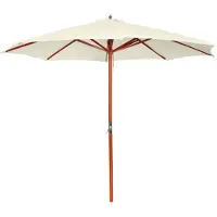 Syfax Parasol 300x258 cm Blanc sable