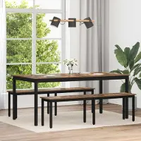Prolenta Maison Exclusive - Tables de salle à manger, lot de 2, 180 x 90 x 75 cm, aggloméré, rectangulaires