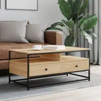 Prolenta Maison Exclusive - Table basse en chêne Sonoma 100x51x45 cm Matériau dérivé du bois