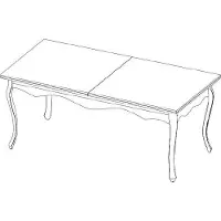 AEA Table en bois Bois artisanal Tables Table de salle à manger - Model PR-2