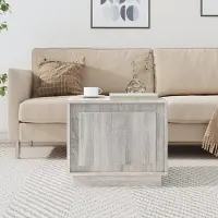 Prolenta Maison Exclusive - Table basse Gris Sonoma 51x50x44 cm Matériau dérivé du bois