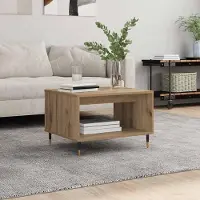 Prolenta Maison Exclusive - Table basse en chêne artisanal 60 x 50 x 40 cm Matériau dérivé du bois